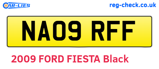 NA09RFF are the vehicle registration plates.