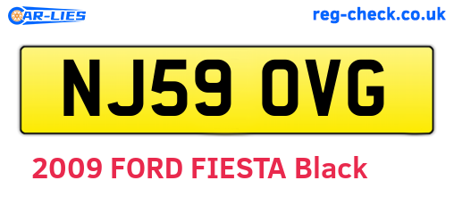 NJ59OVG are the vehicle registration plates.