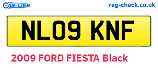 NL09KNF are the vehicle registration plates.