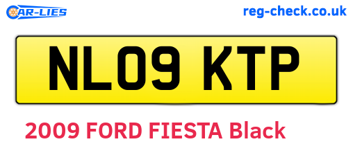 NL09KTP are the vehicle registration plates.