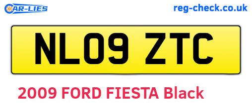NL09ZTC are the vehicle registration plates.