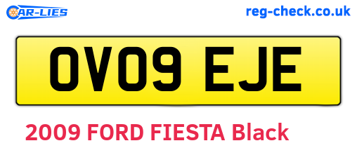 OV09EJE are the vehicle registration plates.