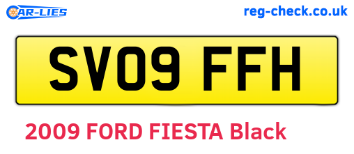 SV09FFH are the vehicle registration plates.