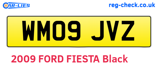 WM09JVZ are the vehicle registration plates.