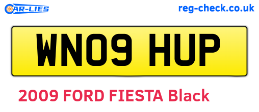 WN09HUP are the vehicle registration plates.