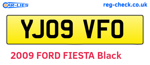 YJ09VFO are the vehicle registration plates.