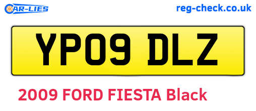 YP09DLZ are the vehicle registration plates.