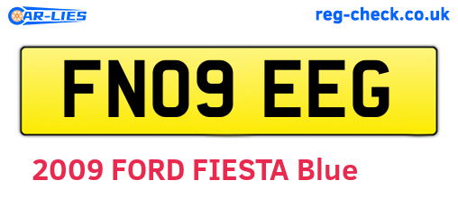 FN09EEG are the vehicle registration plates.