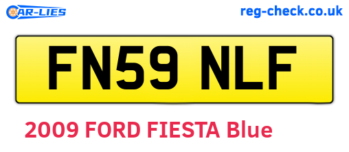 FN59NLF are the vehicle registration plates.