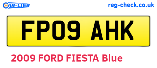 FP09AHK are the vehicle registration plates.