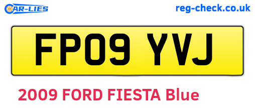 FP09YVJ are the vehicle registration plates.