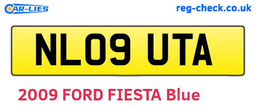 NL09UTA are the vehicle registration plates.