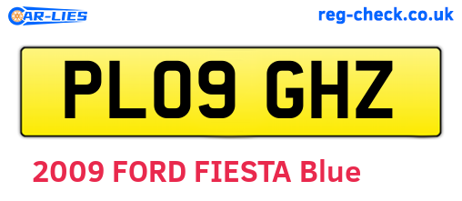 PL09GHZ are the vehicle registration plates.