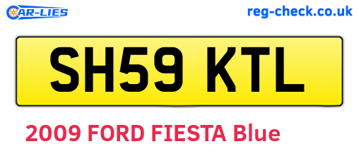 SH59KTL are the vehicle registration plates.