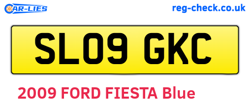 SL09GKC are the vehicle registration plates.