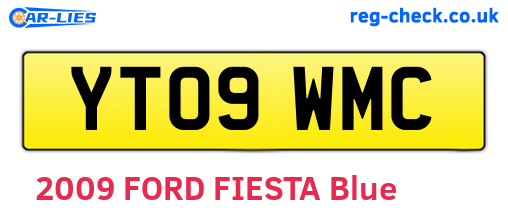 YT09WMC are the vehicle registration plates.