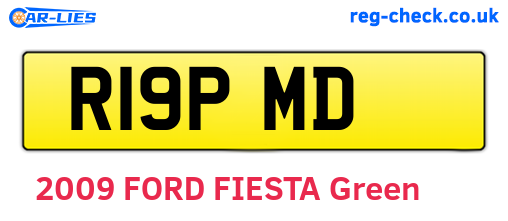 R19PMD are the vehicle registration plates.