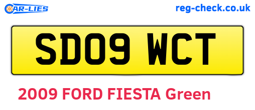 SD09WCT are the vehicle registration plates.