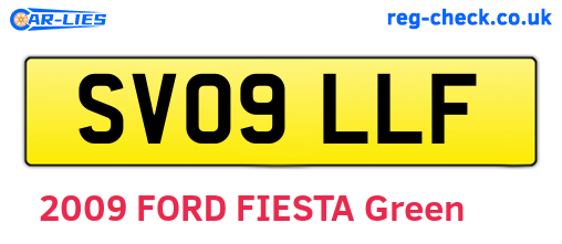 SV09LLF are the vehicle registration plates.