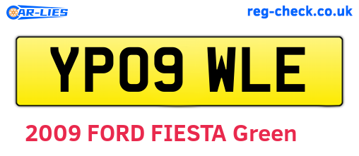 YP09WLE are the vehicle registration plates.