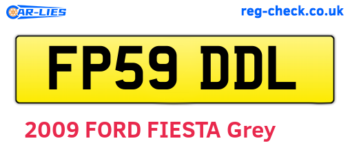 FP59DDL are the vehicle registration plates.