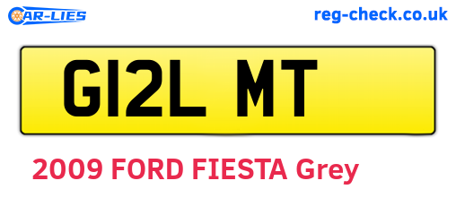 G12LMT are the vehicle registration plates.