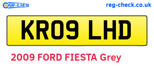 KR09LHD are the vehicle registration plates.