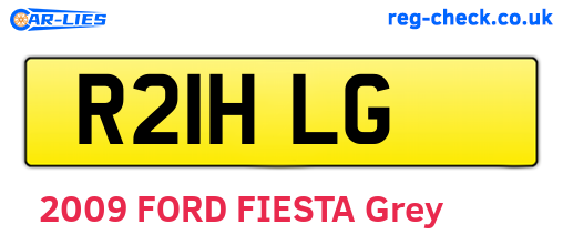 R21HLG are the vehicle registration plates.
