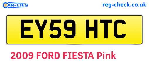 EY59HTC are the vehicle registration plates.
