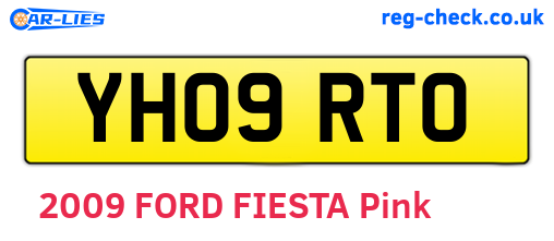 YH09RTO are the vehicle registration plates.