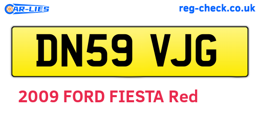 DN59VJG are the vehicle registration plates.