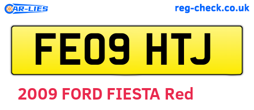 FE09HTJ are the vehicle registration plates.