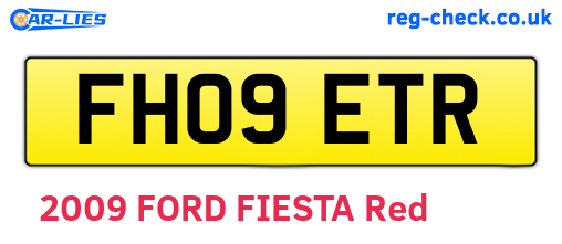 FH09ETR are the vehicle registration plates.