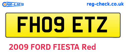 FH09ETZ are the vehicle registration plates.