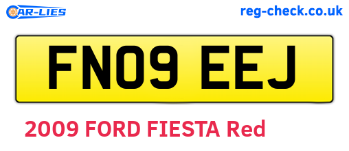 FN09EEJ are the vehicle registration plates.