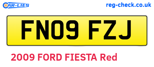 FN09FZJ are the vehicle registration plates.