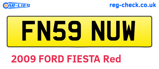 FN59NUW are the vehicle registration plates.