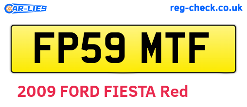 FP59MTF are the vehicle registration plates.
