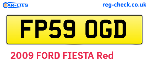 FP59OGD are the vehicle registration plates.
