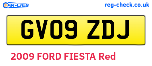 GV09ZDJ are the vehicle registration plates.