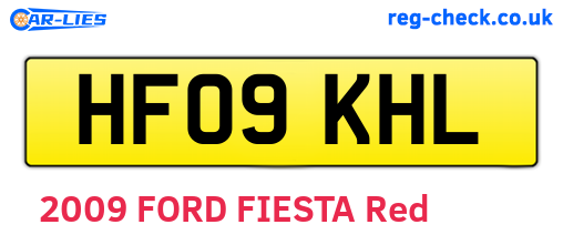 HF09KHL are the vehicle registration plates.