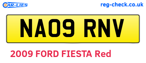 NA09RNV are the vehicle registration plates.