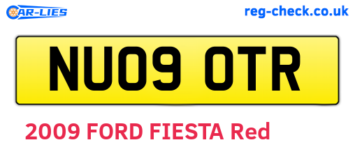 NU09OTR are the vehicle registration plates.