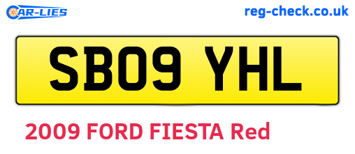 SB09YHL are the vehicle registration plates.