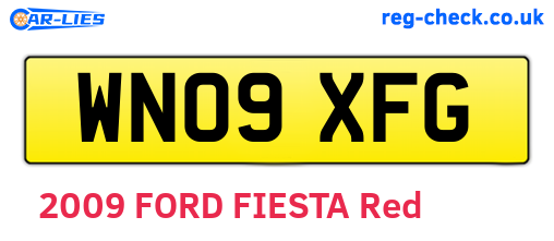 WN09XFG are the vehicle registration plates.