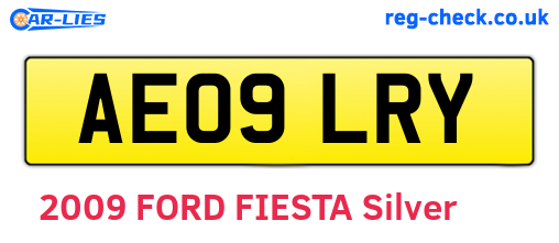 AE09LRY are the vehicle registration plates.
