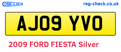 AJ09YVO are the vehicle registration plates.