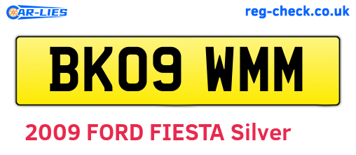 BK09WMM are the vehicle registration plates.