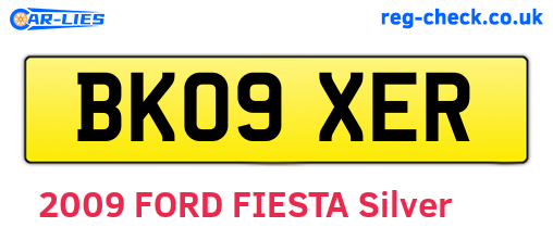 BK09XER are the vehicle registration plates.