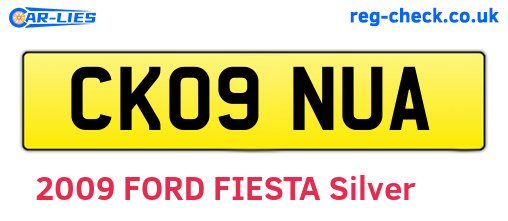 CK09NUA are the vehicle registration plates.